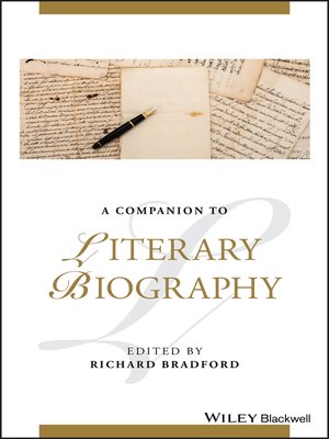 cover image of A Companion to Literary Biography